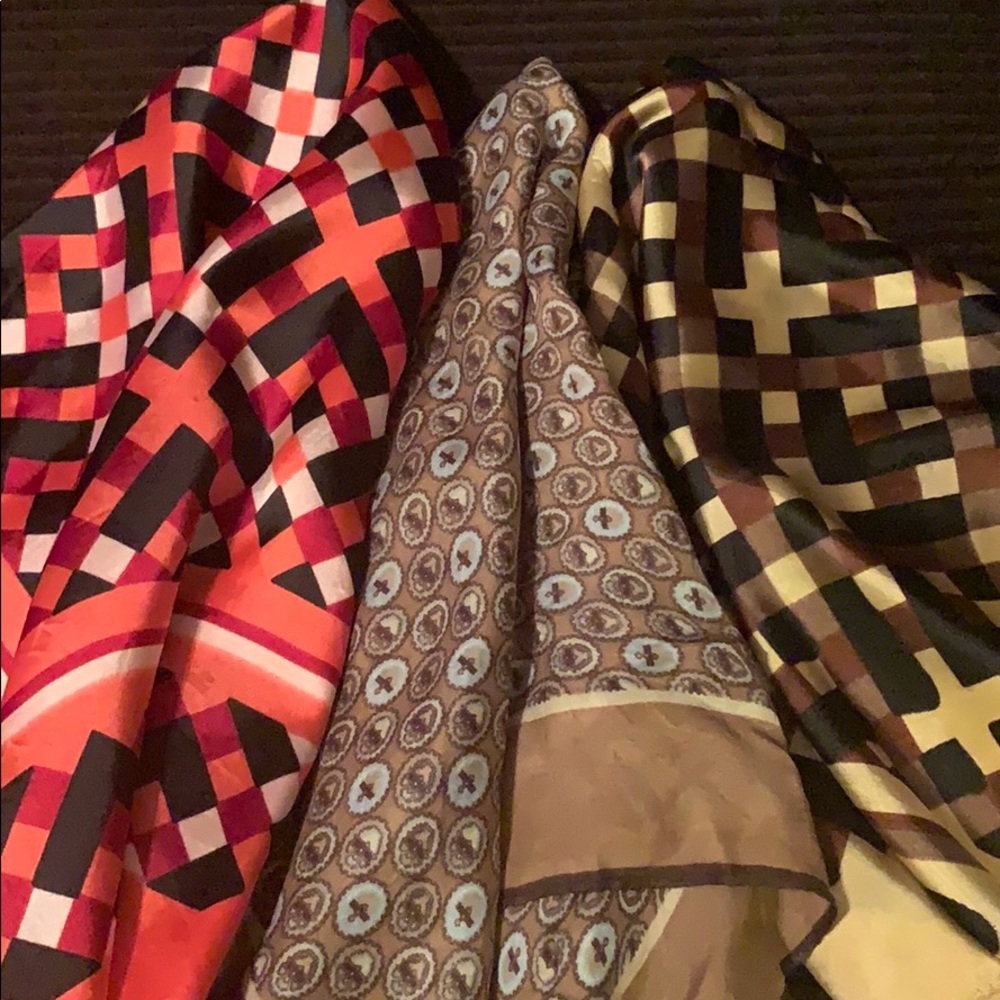 A. Paris scarf company three-piece vintage lot